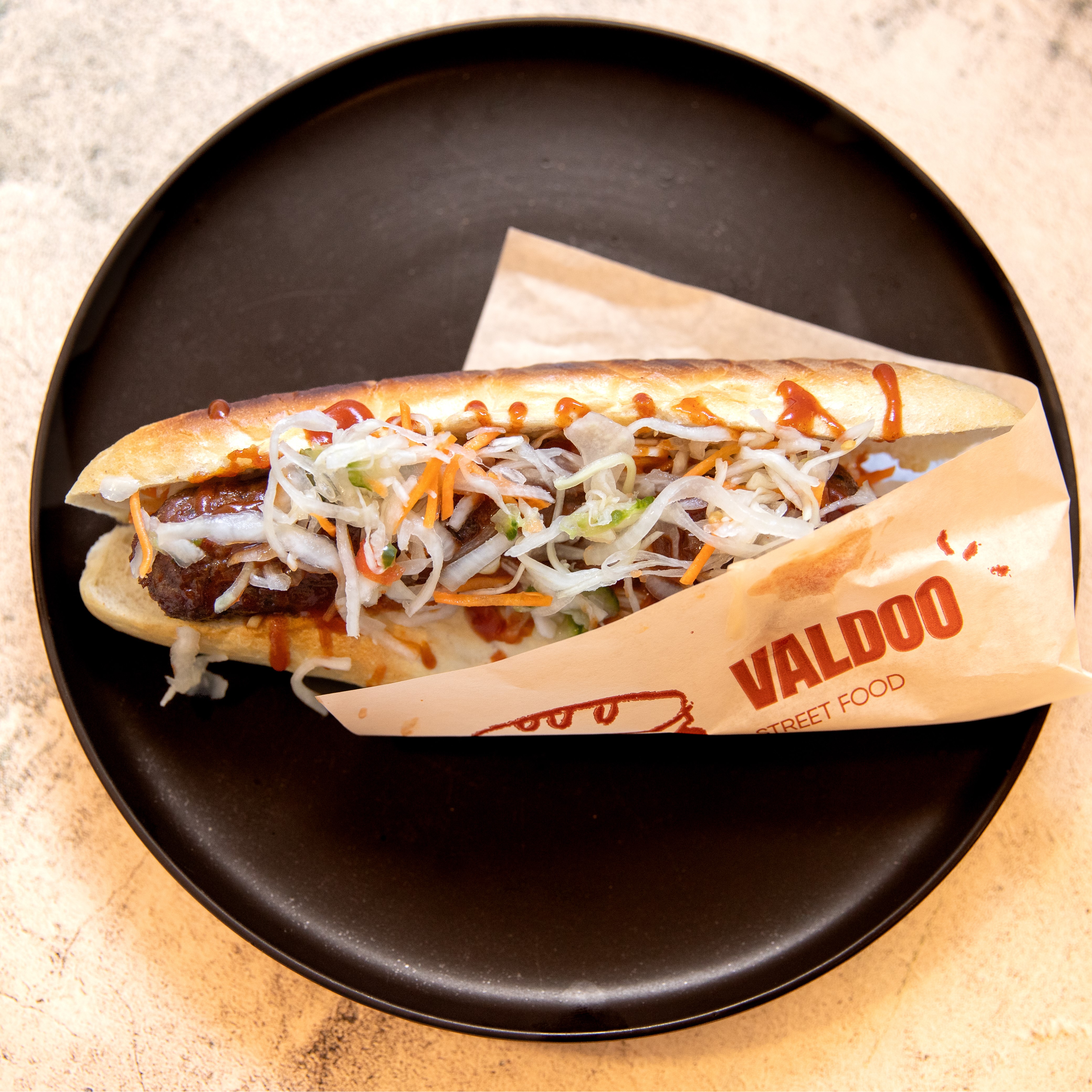 Valdoo mit Sauce